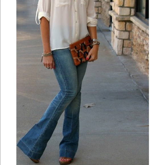 henry and belle micro flare jeans